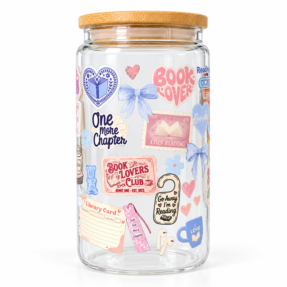 Bookish Romance Trope Cup – Clear Tumbler for Book Lovers