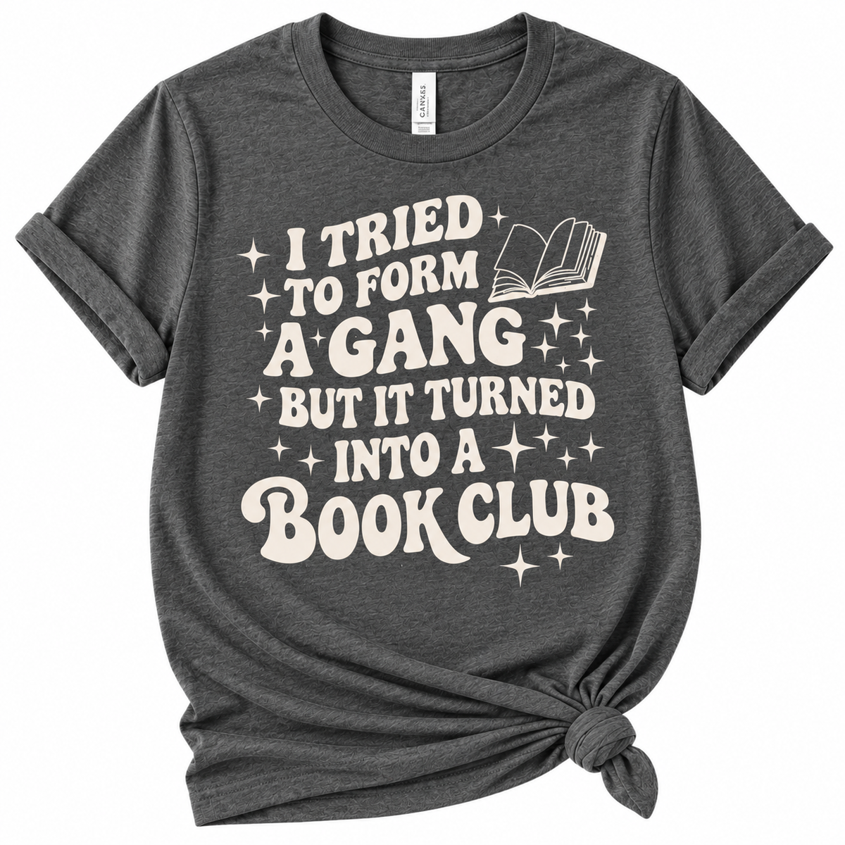 I Tried to..... | Book Lover Graphic T-Shirt | Funny Book Buying Tee