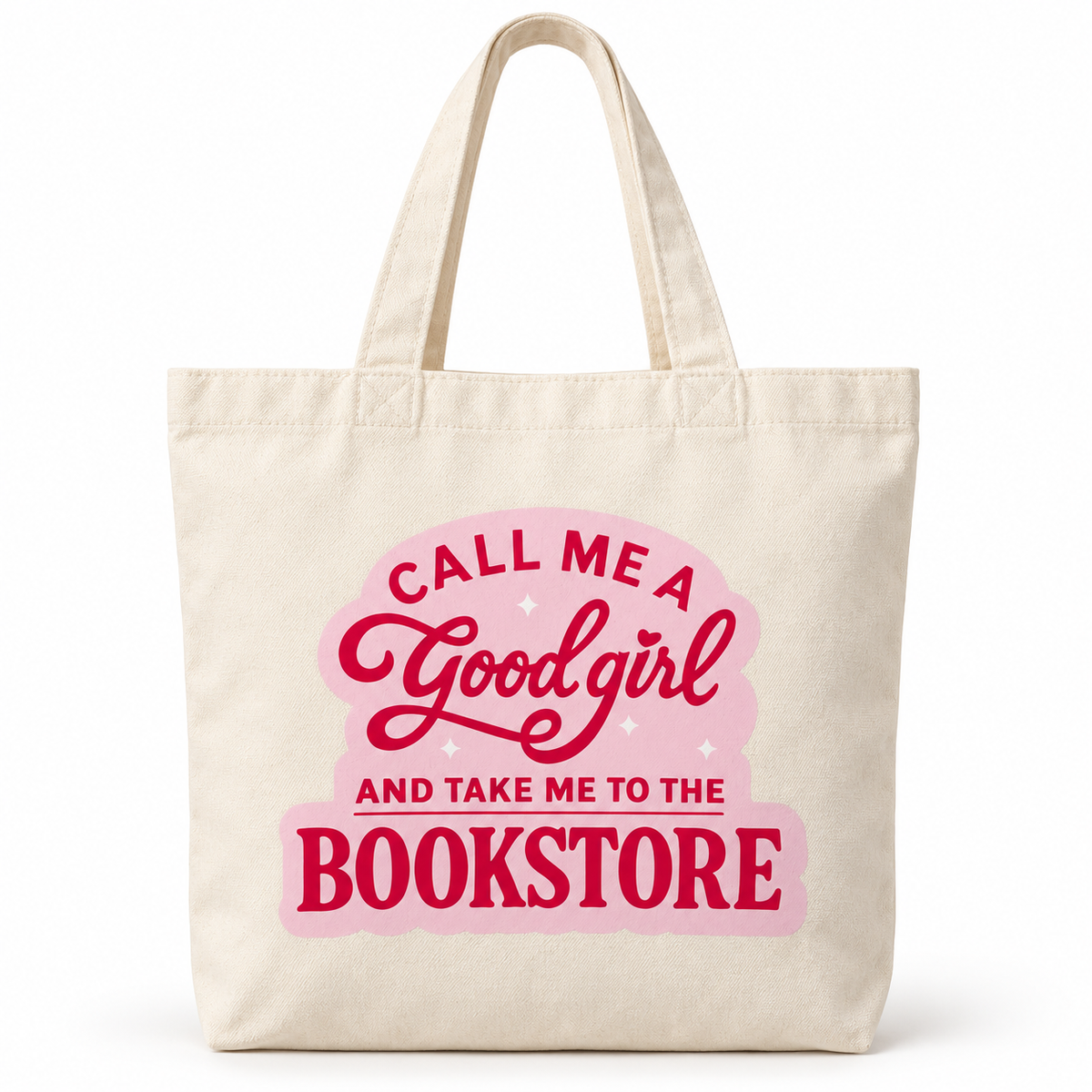 Bookish Canvas Tote Bag – Romance Reader Book Bag, Multiple Designs