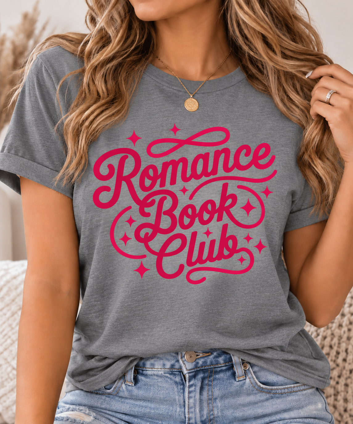 Romance Book Club | Book Lover Graphic T-Shirt | Funny Book Buying Tee