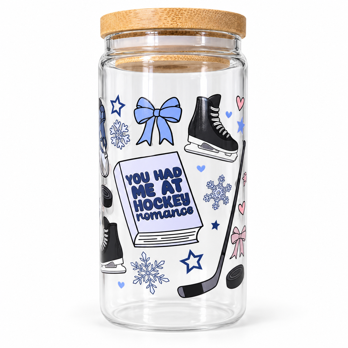 Bookish Romance Trope Cup – Clear Tumbler for Book Lovers