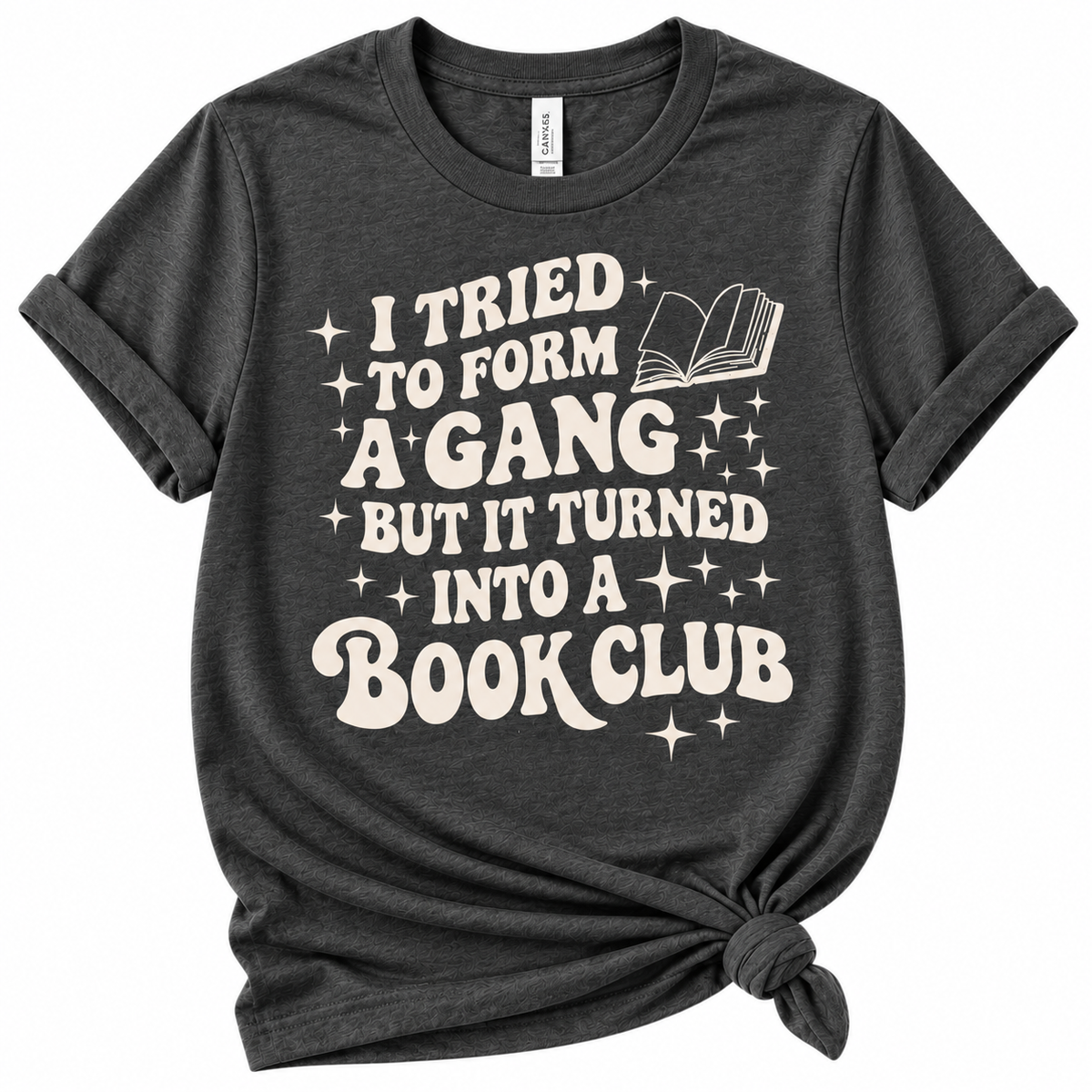I Tried to..... | Book Lover Graphic T-Shirt | Funny Book Buying Tee