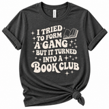 I Tried to..... | Book Lover Graphic T-Shirt | Funny Book Buying Tee