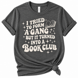 I Tried to..... | Book Lover Graphic T-Shirt | Funny Book Buying Tee
