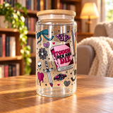 Bookish Romance Trope Cup – Clear Tumbler for Book Lovers