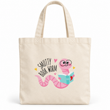 Bookish Canvas Tote Bag – Romance Reader Book Bag, Multiple Designs