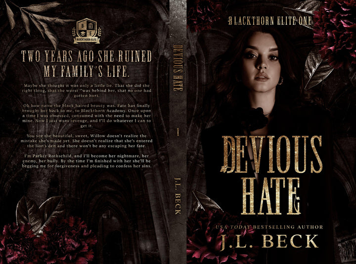 Devious Hate: A Dark Bully Romance (Blackthorn Elite #1) - Beck Romance Books