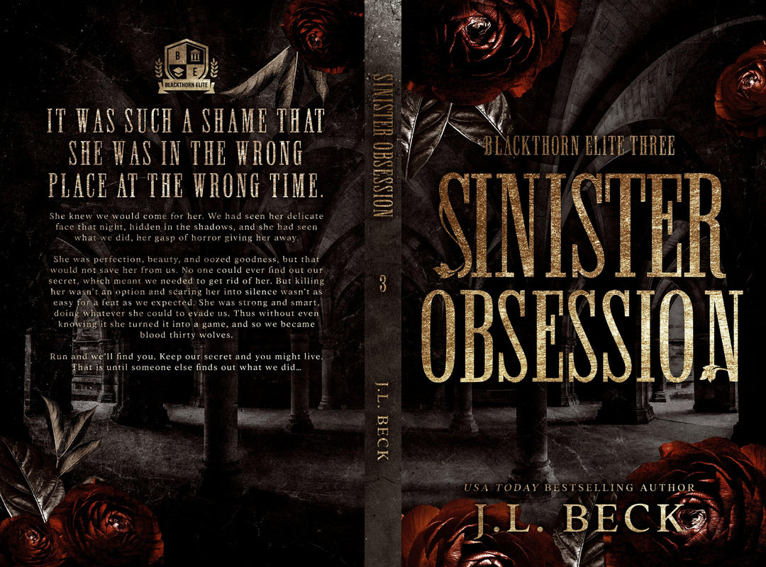 Sinister Obsession: A Dark MFM Bully Romance (Blackthorn Elite #3) - Beck Romance Books