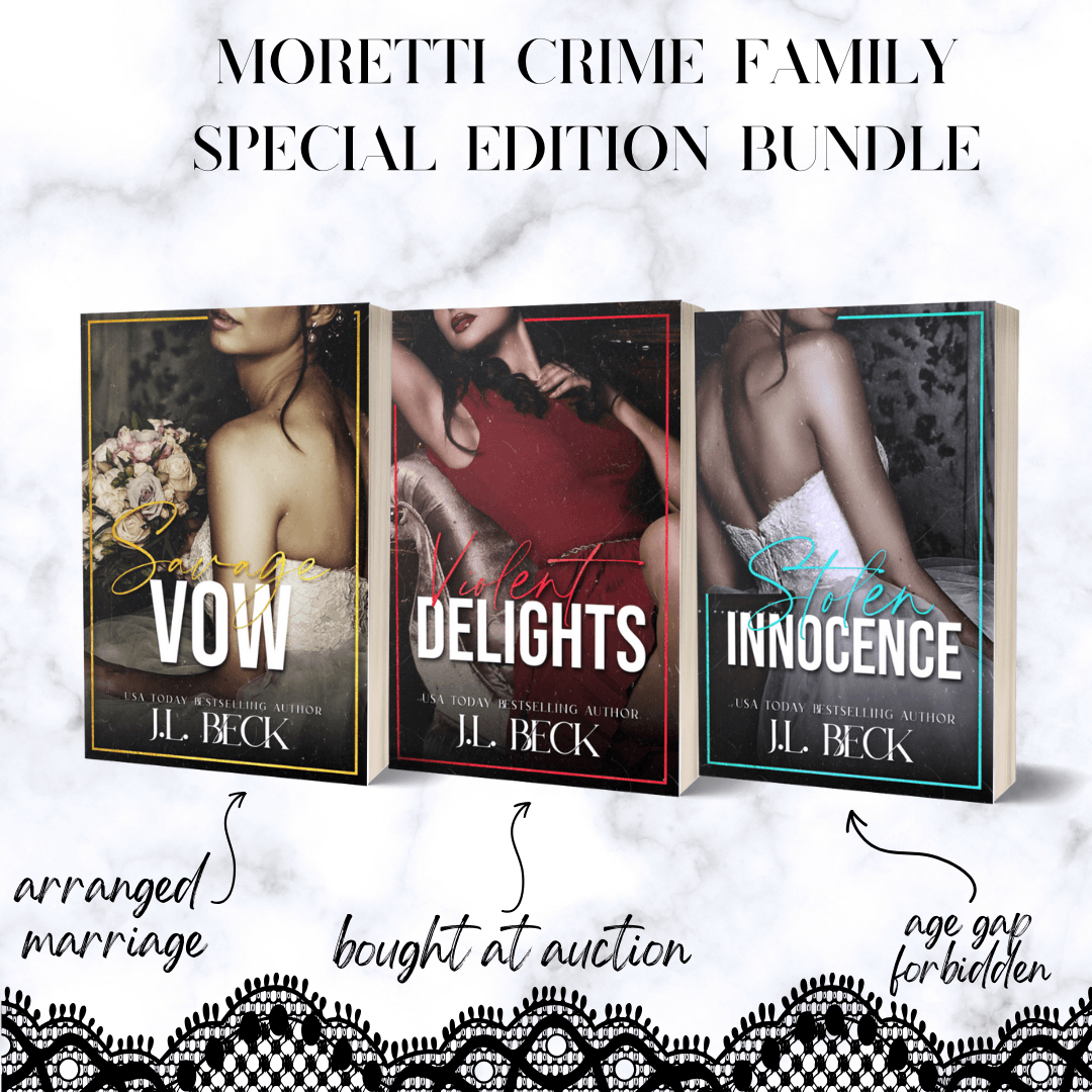 Moretti Mafia Crime Family Bundle (Woman Covers) 1-3 - Beck Romance Books