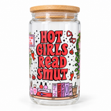 Bookish Romance Trope Cup – Clear Tumbler for Book Lovers