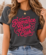 Romance Book Club | Book Lover Graphic T-Shirt | Funny Book Buying Tee
