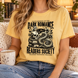 Dark Romance| Book Lover Graphic T-Shirt | Funny Book Buying Tee (