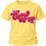 Cowboy Romance | Book Lover Graphic T-Shirt | Funny Book Buying Tee